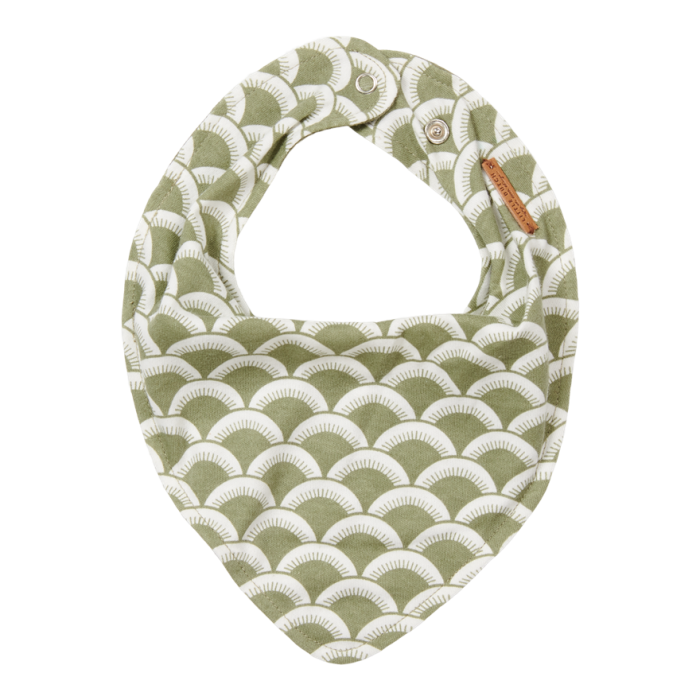 Baveta bandana dublata - Sunrise Olive - Little Dutch Baveta bandana dublata - Sunrise Olive - Little Dutch