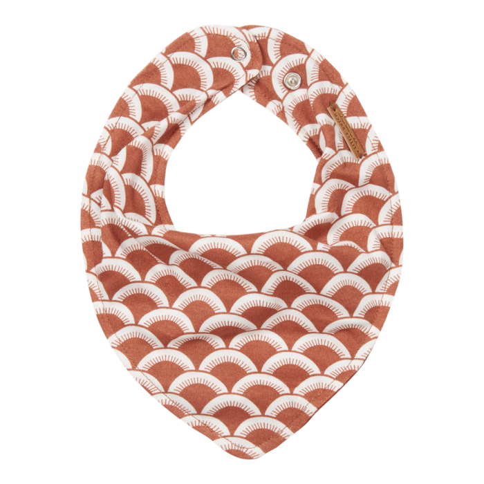 Baveta bandana dublata - Sunrise Rust - Little Dutch Baveta bandana dublata - Sunrise Rust - Little Dutch