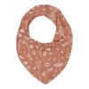 Baveta bandana dublata - Wild Flowers Rust - Little Dutch Baveta bandana dublata - Wild Flowers Rust - Little Dutch