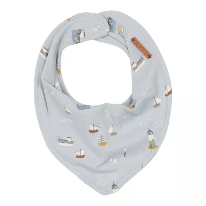 aBaveta bandana dublata - Sailors Bay Blue - Little Dutch