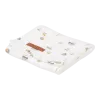 Muselina din bumbac - 120 x 120 cm - Sailors Bay White - Little Dutch