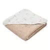 Prosop cu gluga din bumbac organic - 75 x 75 cm - Baby Bunny - Little Dutch