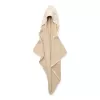 Prosop cu gluga - Bunny - 75 x 75 cm - Newborn Naturals - Little Dutch