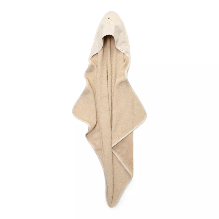 Prosop cu gluga - Bunny - 75 x 75 cm - Newborn Naturals - Little Dutch