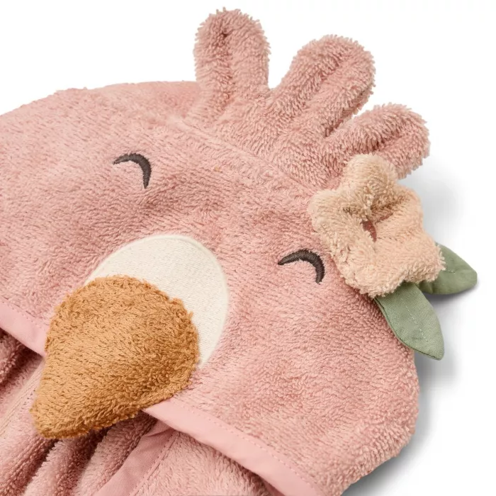 Halat de Baie cu Print Flamingo