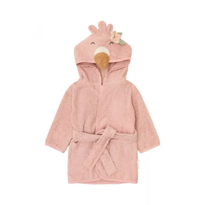 Halat de Baie cu Print Flamingo
