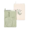 Manusa pentru baie - set 2 bucati - Green Crocodil - Little Dutch