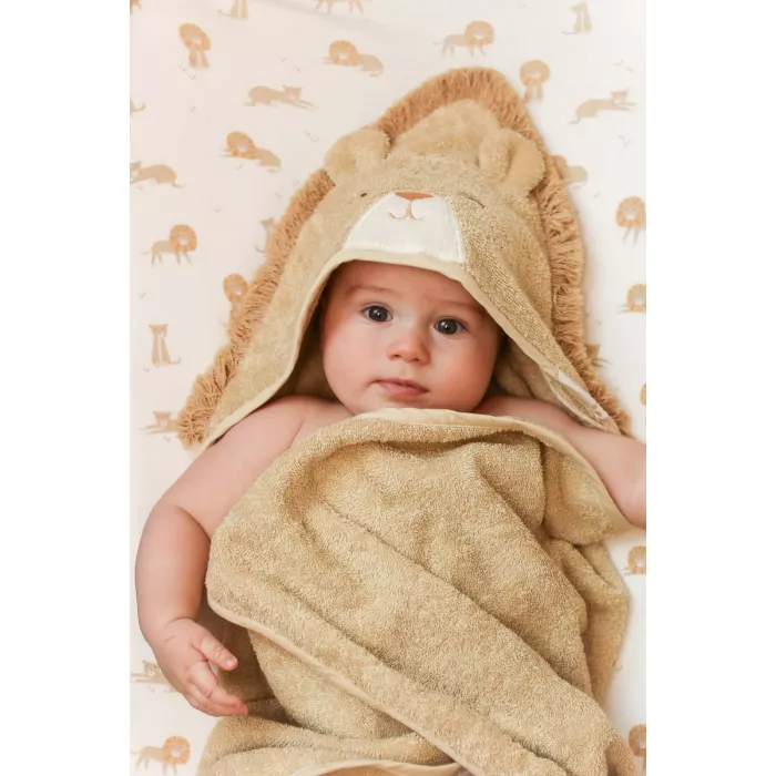 Set cadou din bumbac organic pentru bebelusi - Leo Safari - Little Dutch