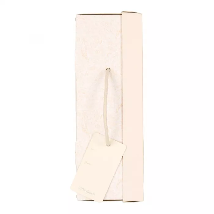 Set cadou din bumbac organic pentru bebelusi - Flamingo Roz - Little Dutch