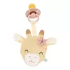 Set cadou din bumbac organic pentru bebelusi - Flamingo Roz - Little Dutch