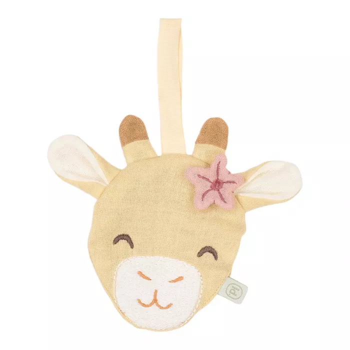 Set cadou din bumbac organic pentru bebelusi - Flamingo Roz - Little Dutch