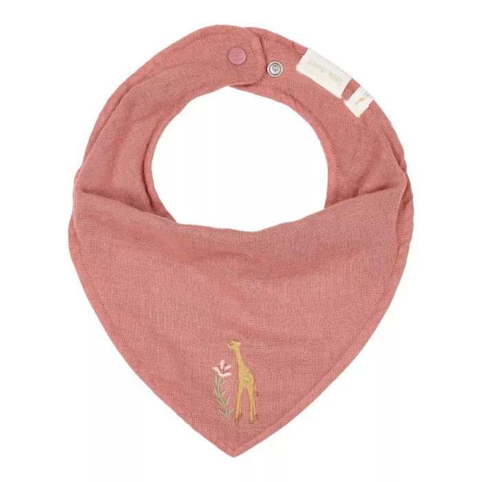 Set cadou din bumbac organic pentru bebelusi - Flamingo Roz - Little Dutch