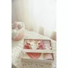 Set cadou din bumbac organic pentru bebelusi - Flamingo Roz - Little Dutch