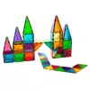 Set de constructie magnetic -Clear Colors - 100 piese - MAGNA-TILES