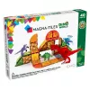 Set de constructie magnetic - DINO WORLD - 40 piese - MAGNA-TILES