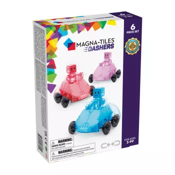 Set de constructie magnetic - DASHERS - 6 piese - MAGNA-TILES