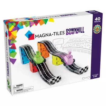 Set de constructie magnetic - Downhill Duo - 40 piese - MAGNA-TILES