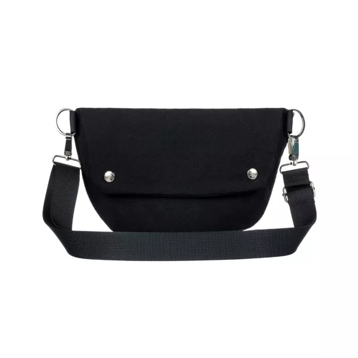 Borseta pentru parinti - Bloom Bag - Black Palms Jacquard - Mama Hangs