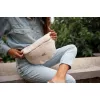 Borseta pentru parinti - Bloom Bag - Ecru Palms Jacquard - Mama Hangs