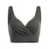 Sutien-bralette de alaptare fara armatura si capse de inchidere - Day N' Night 2.0 - Olive - Mama Hangs