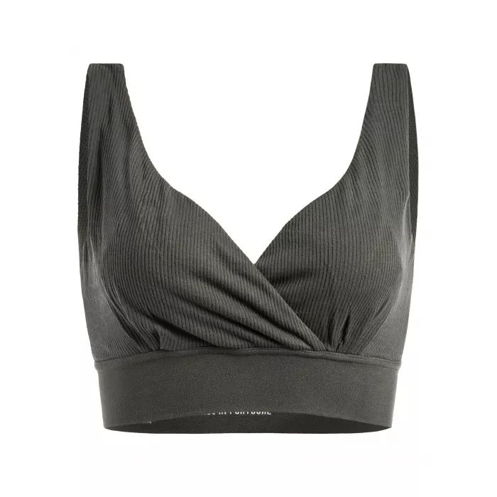 Sutien-bralette de alaptare fara armatura si capse de inchidere - Day N' Night 2.0 - Olive - Mama Hangs