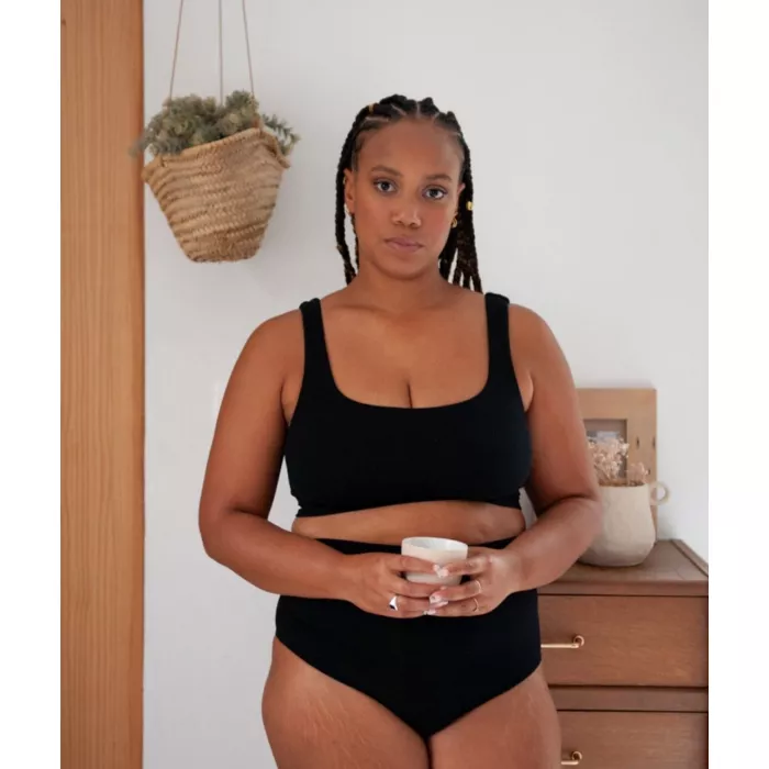 Bustiera pentru sarcina si postpartum - Everyday - Black - Mama Hangs
