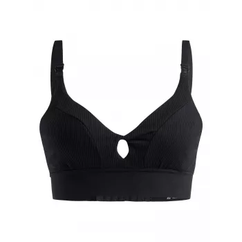 Sutien de alaptare fara armatura - Mama Glow - Black - Mama Hangs