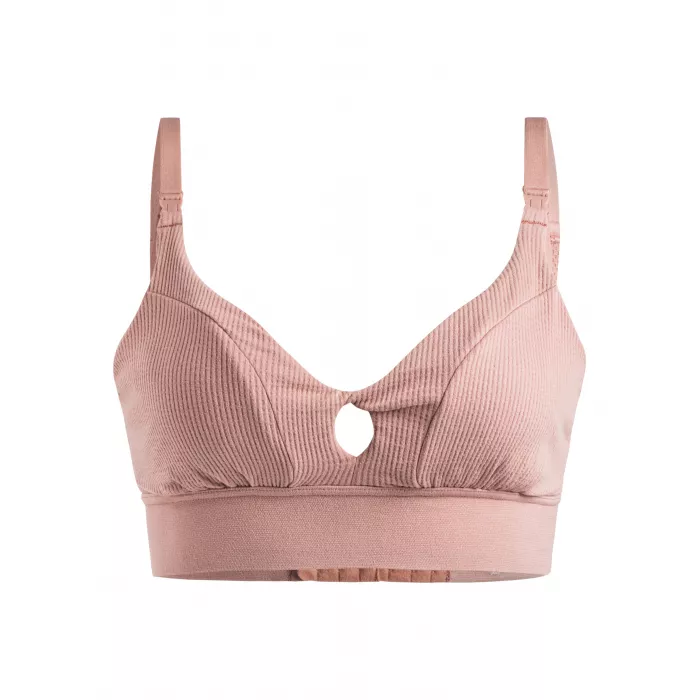 Sutien de alaptare fara armatura - Mama Glow - Terracotta - Mama Hangs