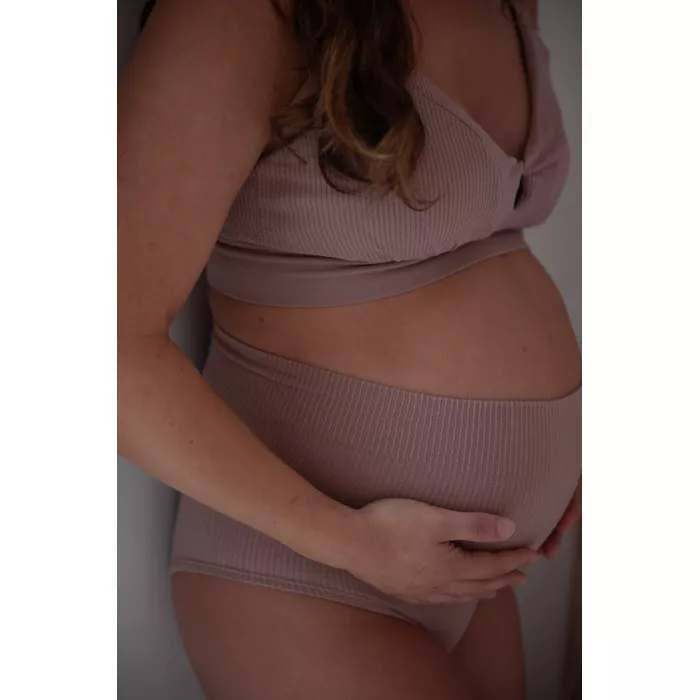 Sutien de alaptare fara armatura - Mama Glow - Terracotta - Mama Hangs