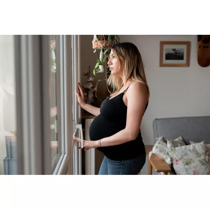 Burtiera pentru sarcina si contact piele pe piele - From Bump To Baby - Black - Mama Hangs