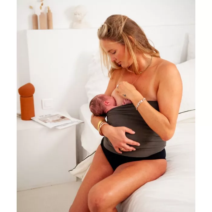 Burtiera pentru sarcina si contact piele pe piele - From Bump To Baby - Olive - Mama Hangs