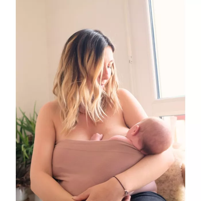 Burtiera pentru sarcina si contact piele pe piele - From Bump To Baby - Terracotta - Mama Hangs