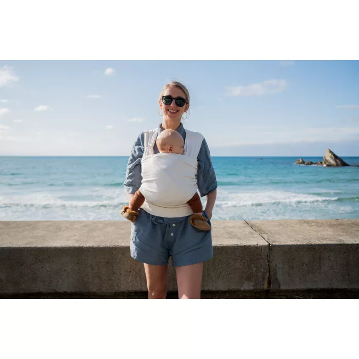 Sistem de purtare tip pouch - Carry & Pack - Ecru - Mama Hangs