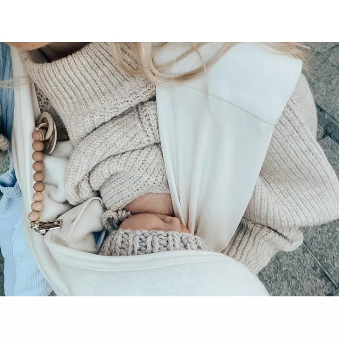 Sistem de purtare tip pouch - Carry & Pack - Ecru - Mama Hangs