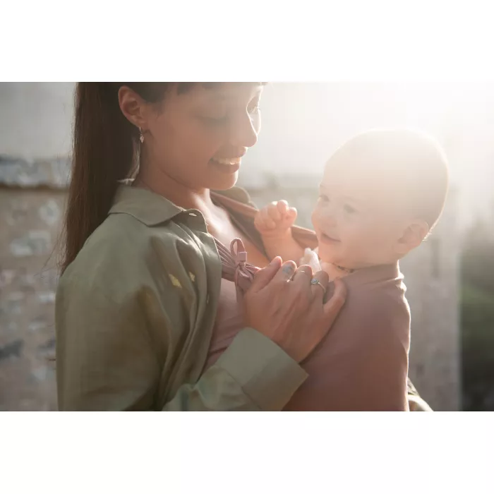 Sistem de purtare tip pouch - Carry & Pack - Terracotta - Mama Hangs