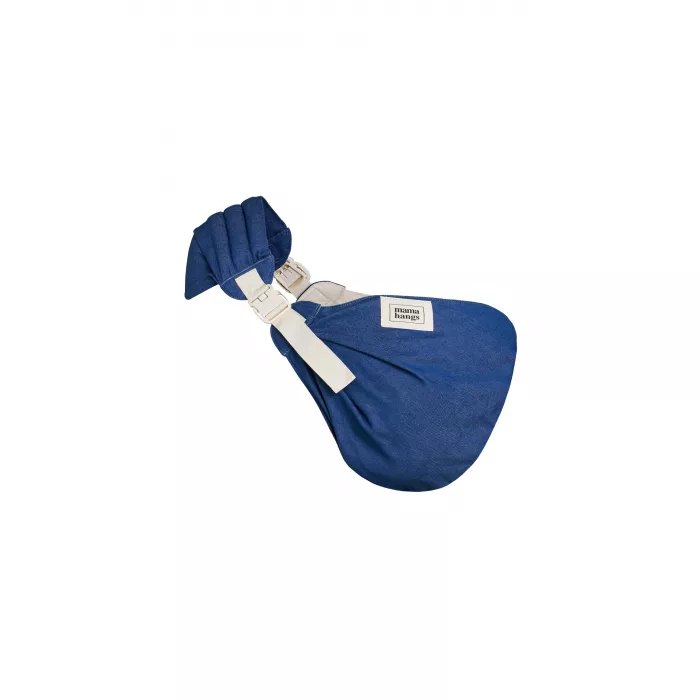 Marsupiu de sold - Carry & Walk - Denim - Mama Hangs