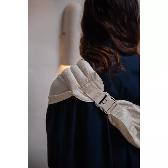Marsupiu de sold - Carry & Walk - Ecru Palms Jacquard - Mama Hangs