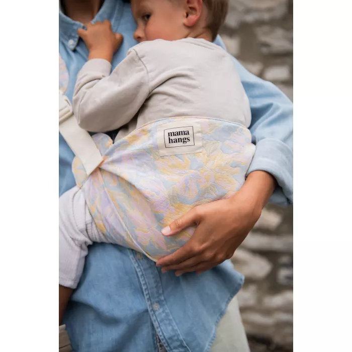 Marsupiu de sold - Carry & Walk - Pastel Flowers - Mama Hangs