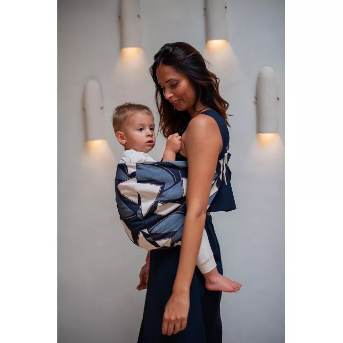 Marsupiu de sold - Carry & Walk - Indigo - Mama Hangs