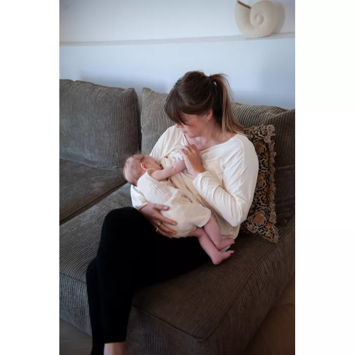 Colanti reiati fara cusaturi pentru sarcina - Mama Flow Rib - Black - Mama Hangs