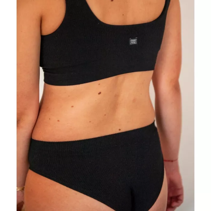 Chilot fara cusaturi pentru sarcina si postpartum - Classic Everyday - Black - Mama Hangs