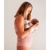 Chilot cu talie inalta fara cusaturi pentru sarcina si postpartum - High Waist Everyday - Terracotta - Mama Hangs