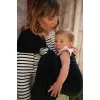 Sistem de purtare cu inele - Ring Sling - Black / Black Rings - Mama Hangs
