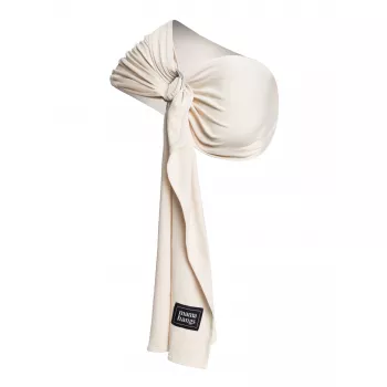 Sistem de purtare cu inele - Ring Sling - Ecru / Silver Rings - Mama Hangs