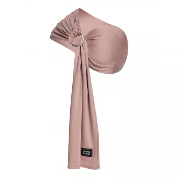 Sistem de purtare cu inele - Ring Sling - Terracotta / Silver Rings - Mama Hangs