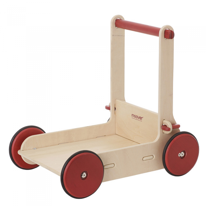 Antemergator/Premergator din lemn cu depozitare - Natur - Moover Toys Antemergator/Premergator din lemn cu depozitare - Natur - Moover Toys