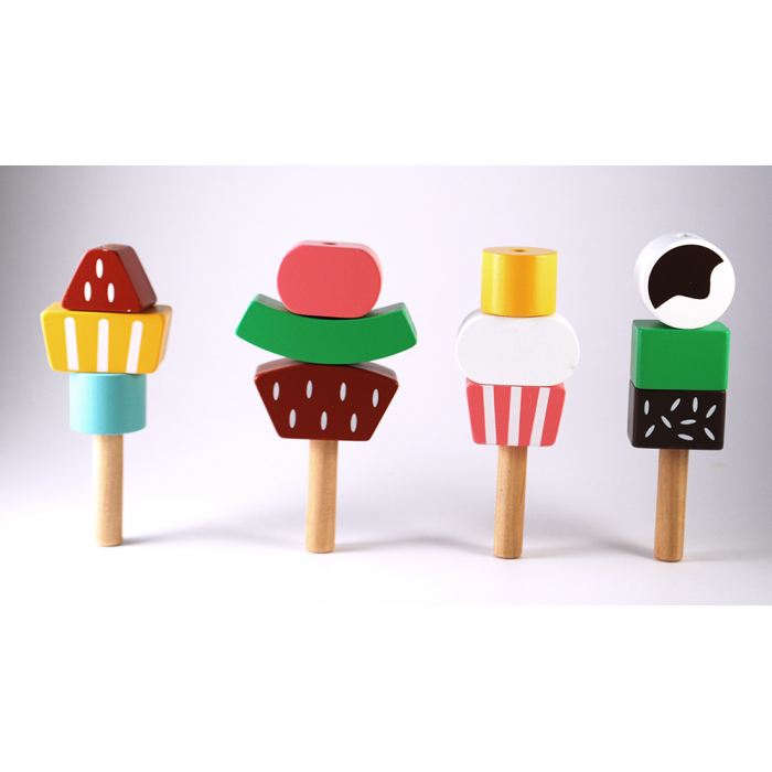 Stand din lemn cu inghetata - gama LINE - Moover Toys Stand din lemn cu inghetata - gama LINE - Moover Toys