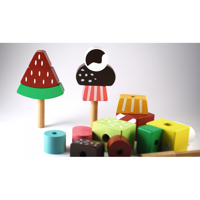 Stand din lemn cu inghetata - gama LINE - Moover Toys Stand din lemn cu inghetata - gama LINE - Moover Toys