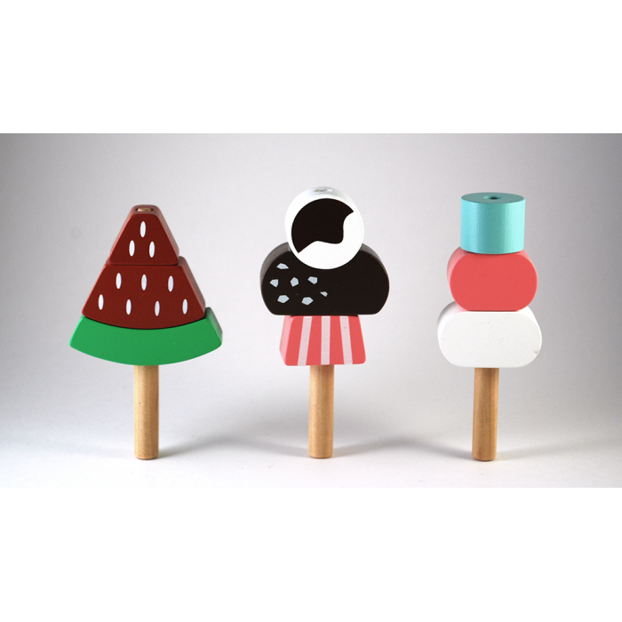 Stand din lemn cu inghetata - gama LINE - Moover Toys Stand din lemn cu inghetata - gama LINE - Moover Toys