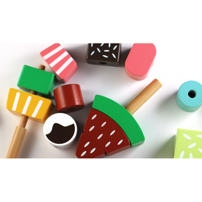 Stand din lemn cu inghetata - gama LINE - Moover Toys Stand din lemn cu inghetata - gama LINE - Moover Toys